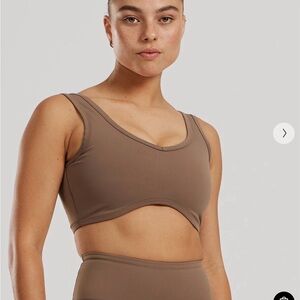 New Seamless Tan Sports Bra - top only